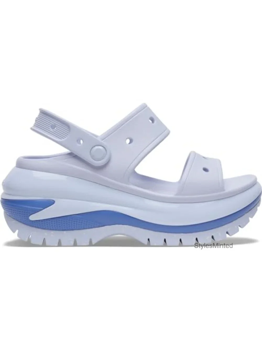Crocs Classic Mega Crush Platform Wedge Sandals - EVA Unisex Slip-On